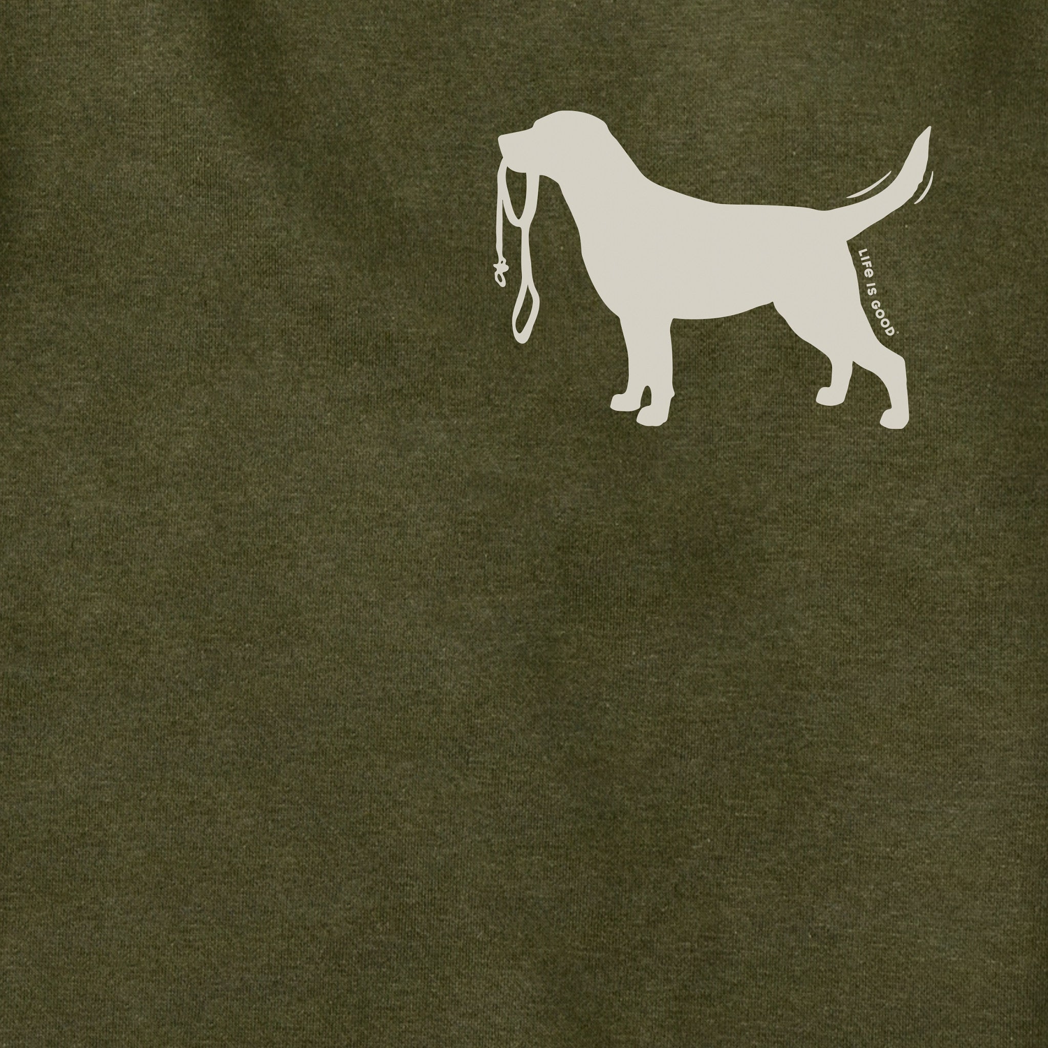 Adult Unisex Labrador Leash Every Wear Hoodie Sweatshirt