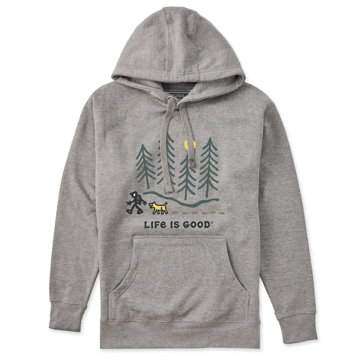 Adult Unisex Hiking through the Woods Every Wear Hoodie Sweatshirt
