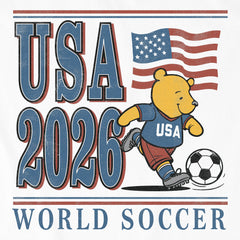 Kids Winnie World Soccer Short Sleeve Crusher Tee