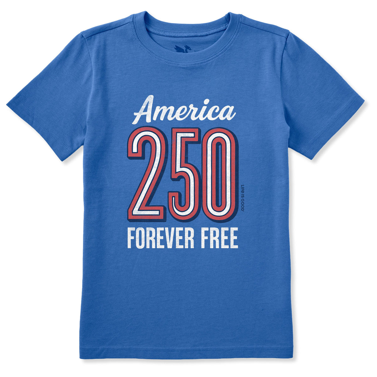 Kids America 250 Forever Free Short Sleeve Crusher Tee