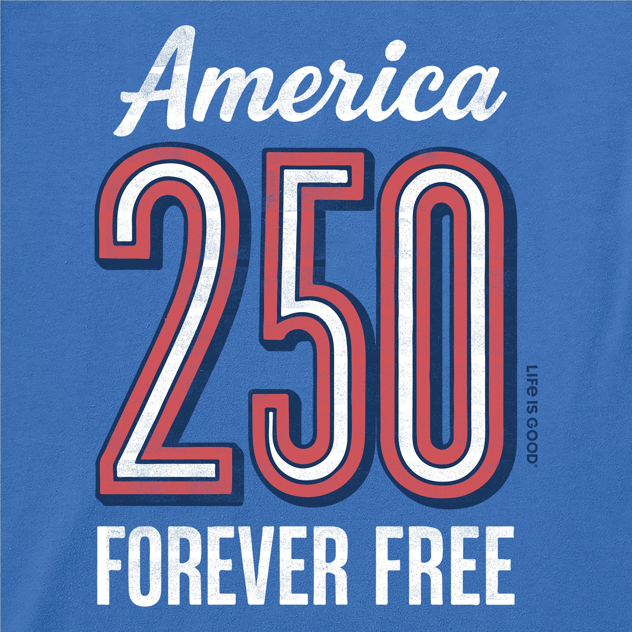 Kids America 250 Forever Free Short Sleeve Crusher Tee