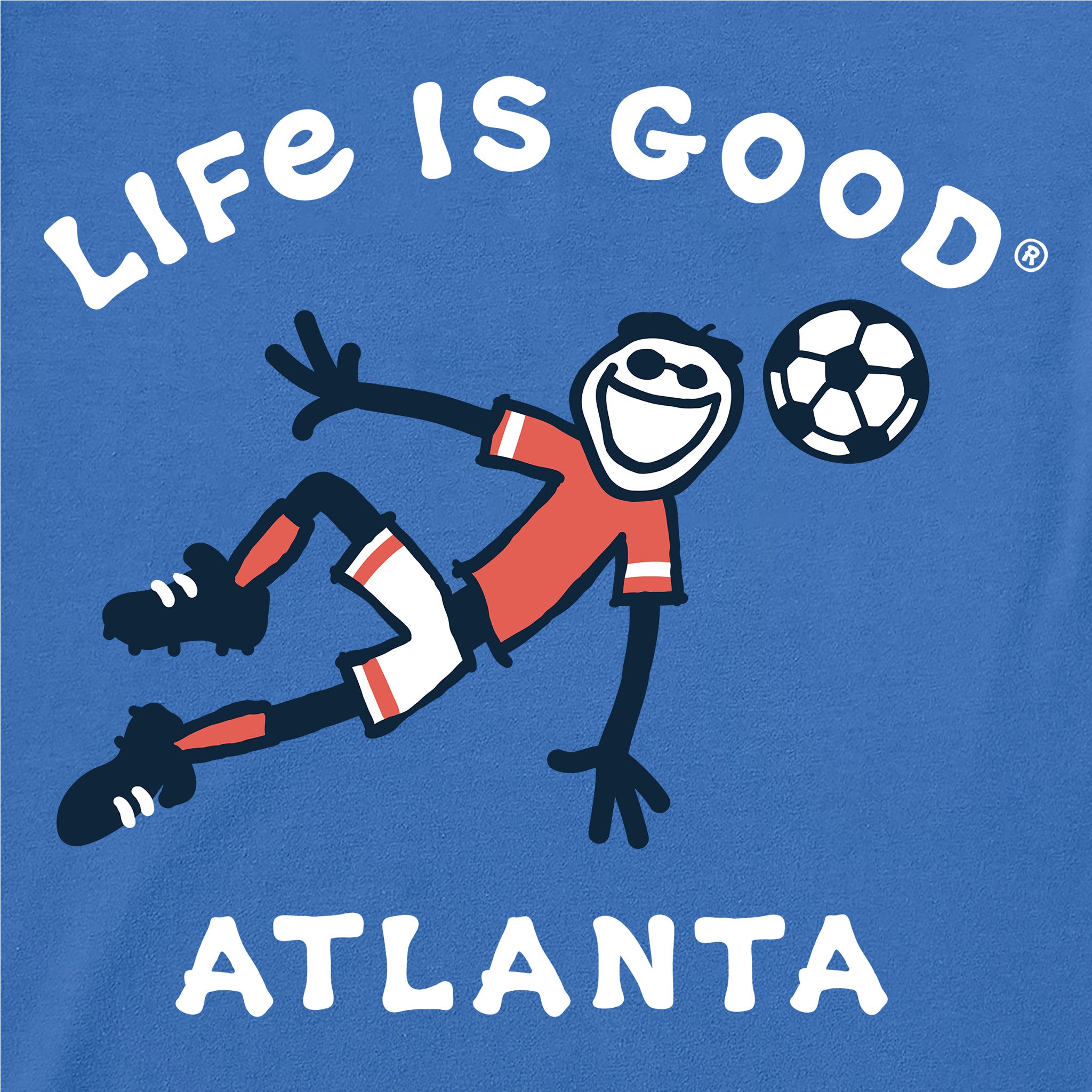 Kids Atlanta Soccer Short Sleeve Crusher Tee