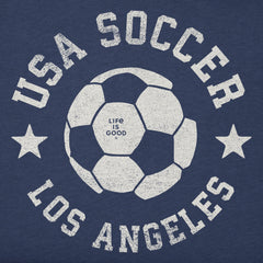 Kids USA Soccer Los Angeles Short Sleeve Crusher Tee