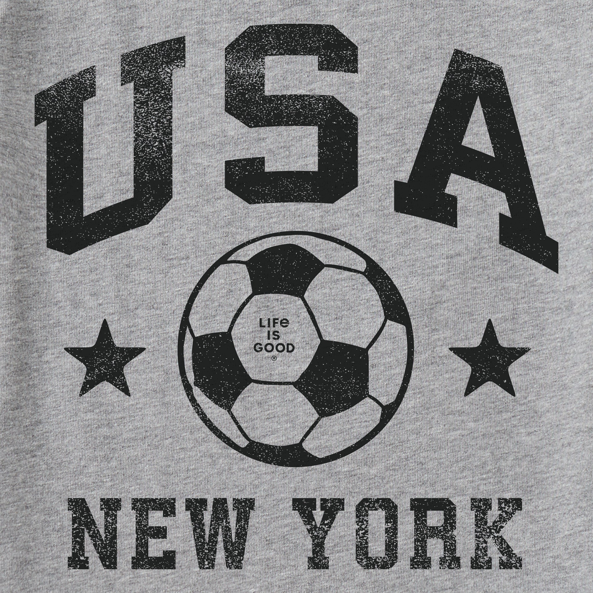 Kids USA Soccer New York Short Sleeve Crusher Tee
