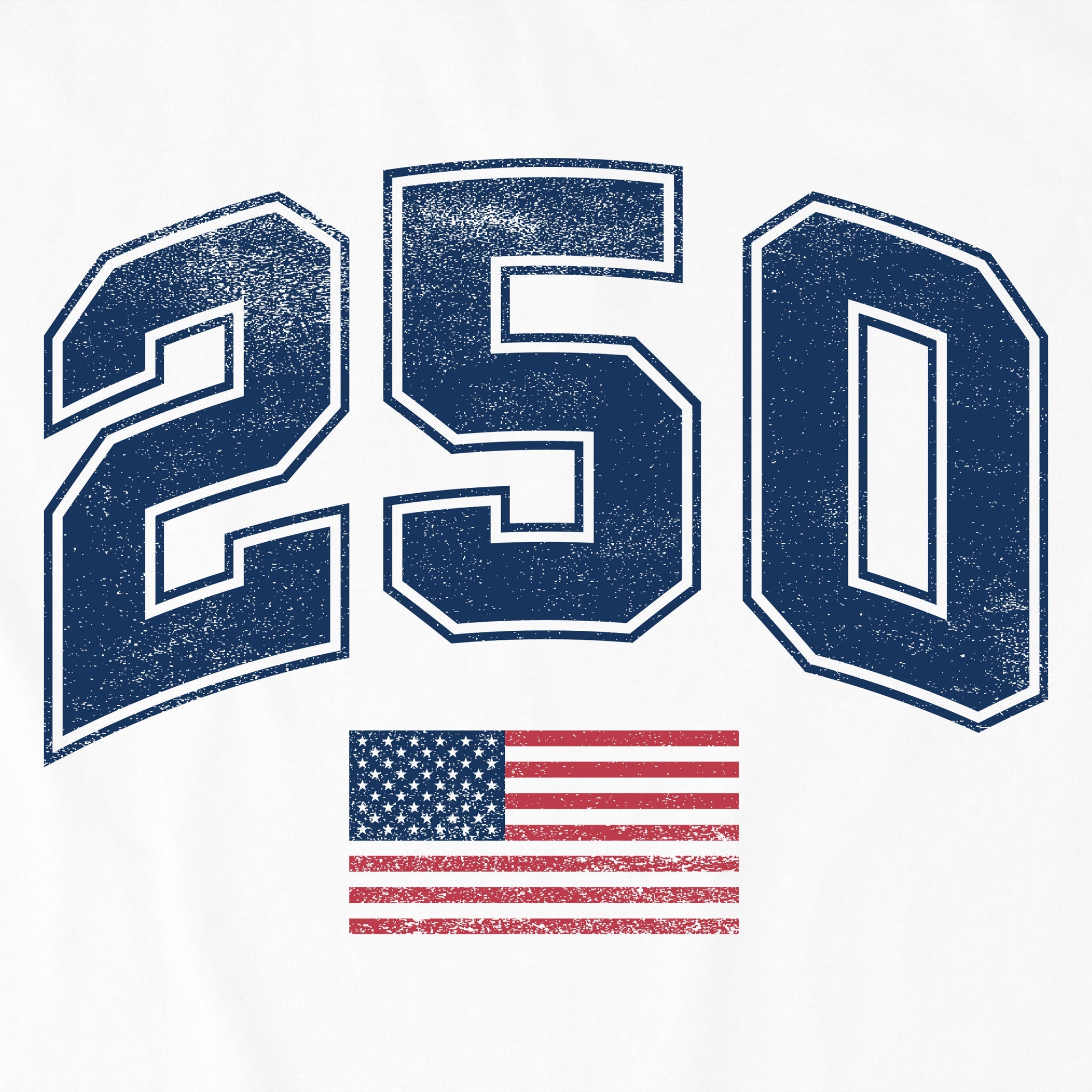 Kids 250 USA Short Sleeve Crusher Tee