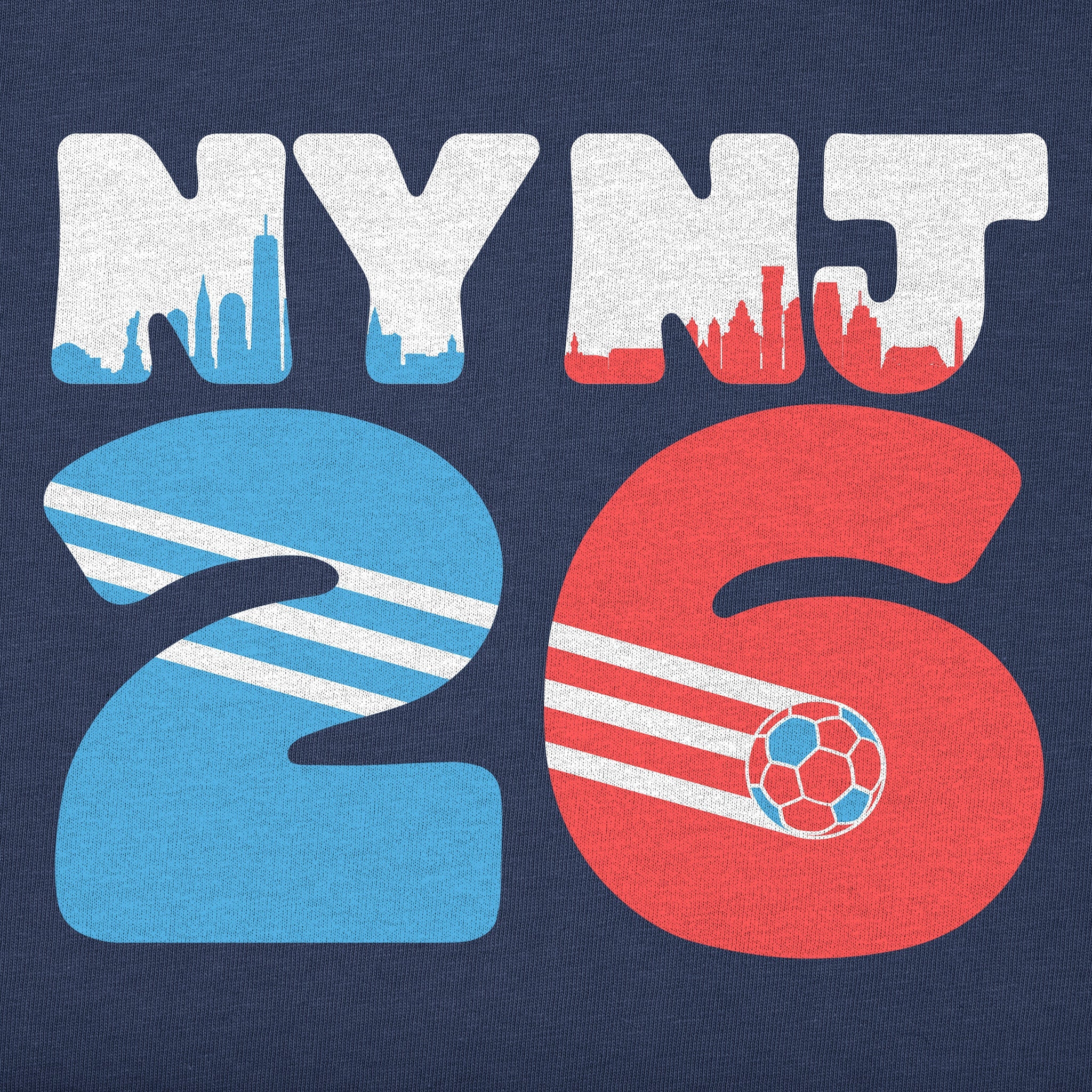 Kids NY NJ 26 Short Sleeve Crusher Tee