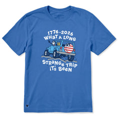 Men's What a Long Strange USA Trip Short Sleeve Crusher Tee