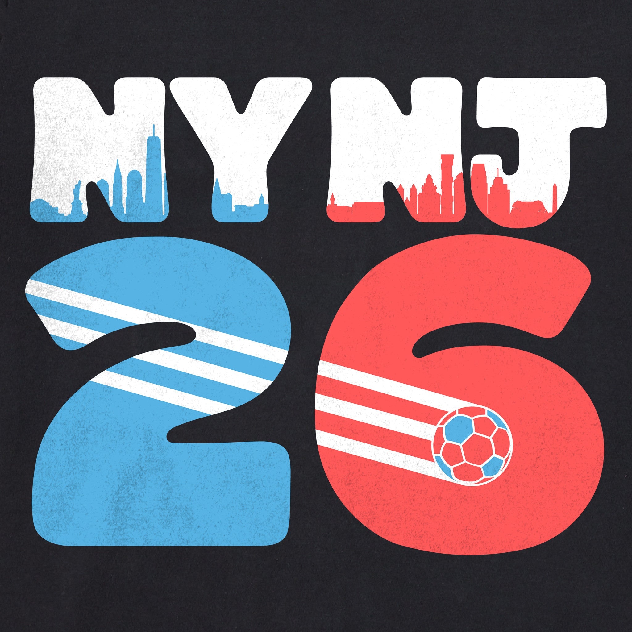 Men's NY NJ 26 Short Sleeve Tee