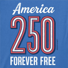 Women's America 250 Forever Free Short Sleeve Crusher Tee