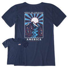 Women's Keep on Shining America Short Sleeve Tee