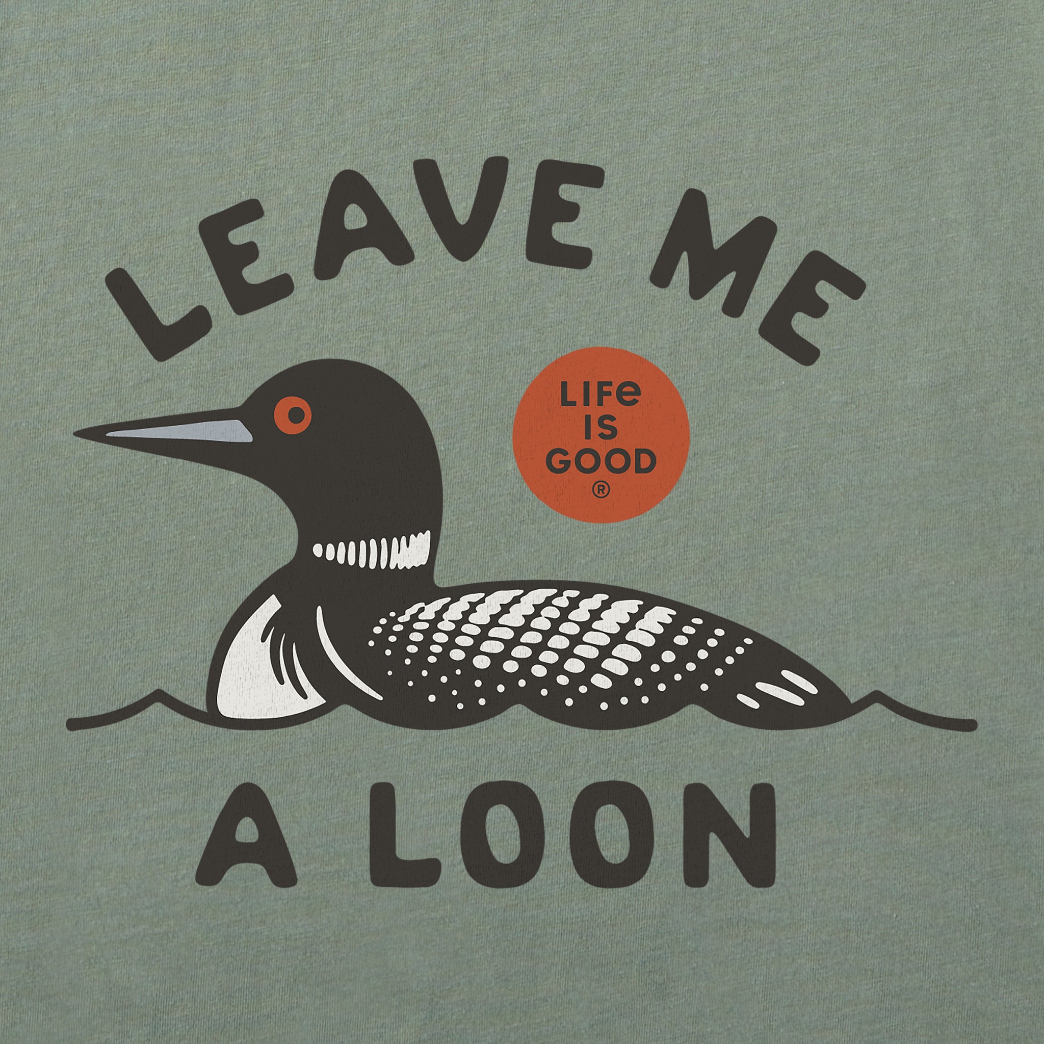 Women's Leave Me a Loon Long Sleeve Crusher Tee