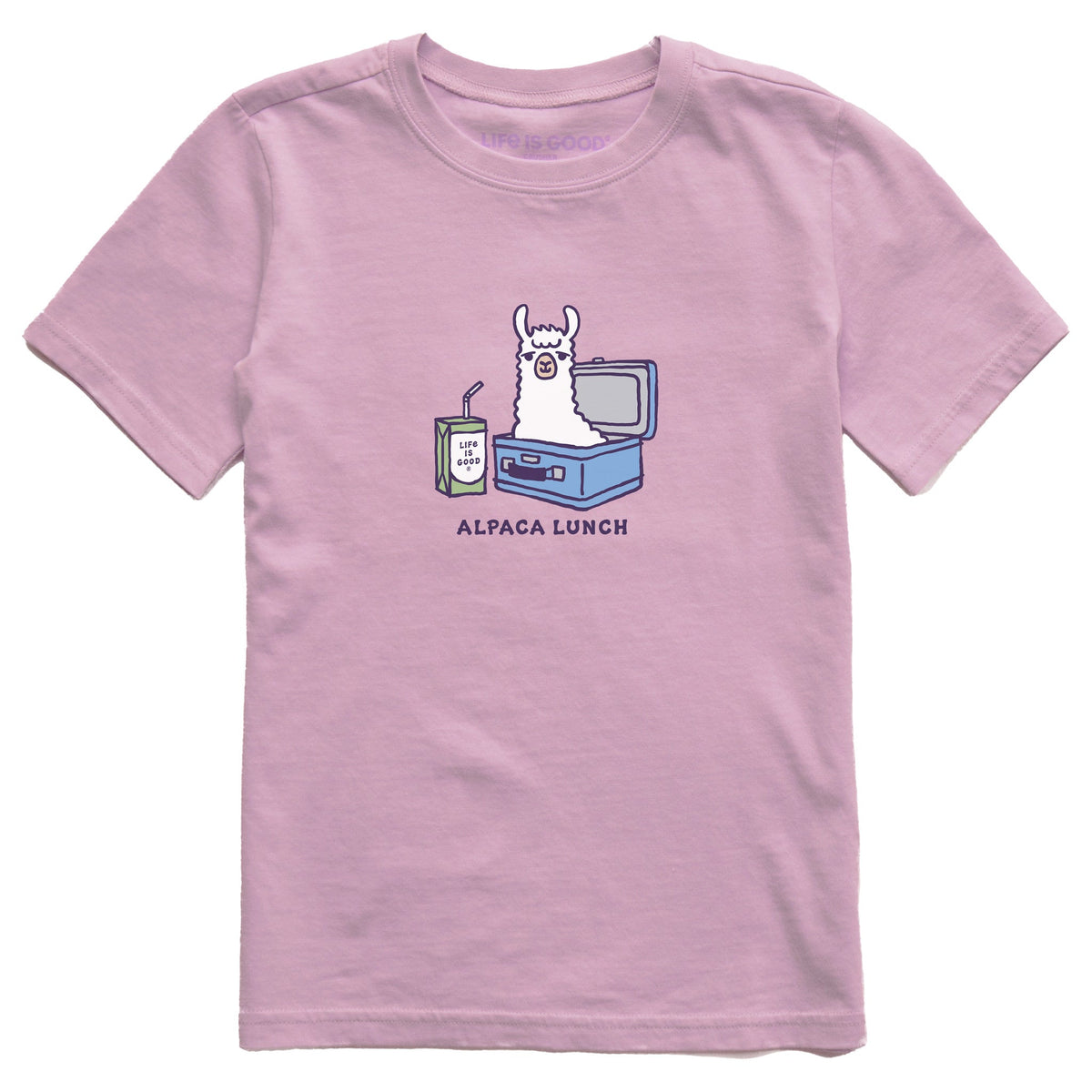 Kids Alpaca Lunch Short Sleeve Crusher Tee