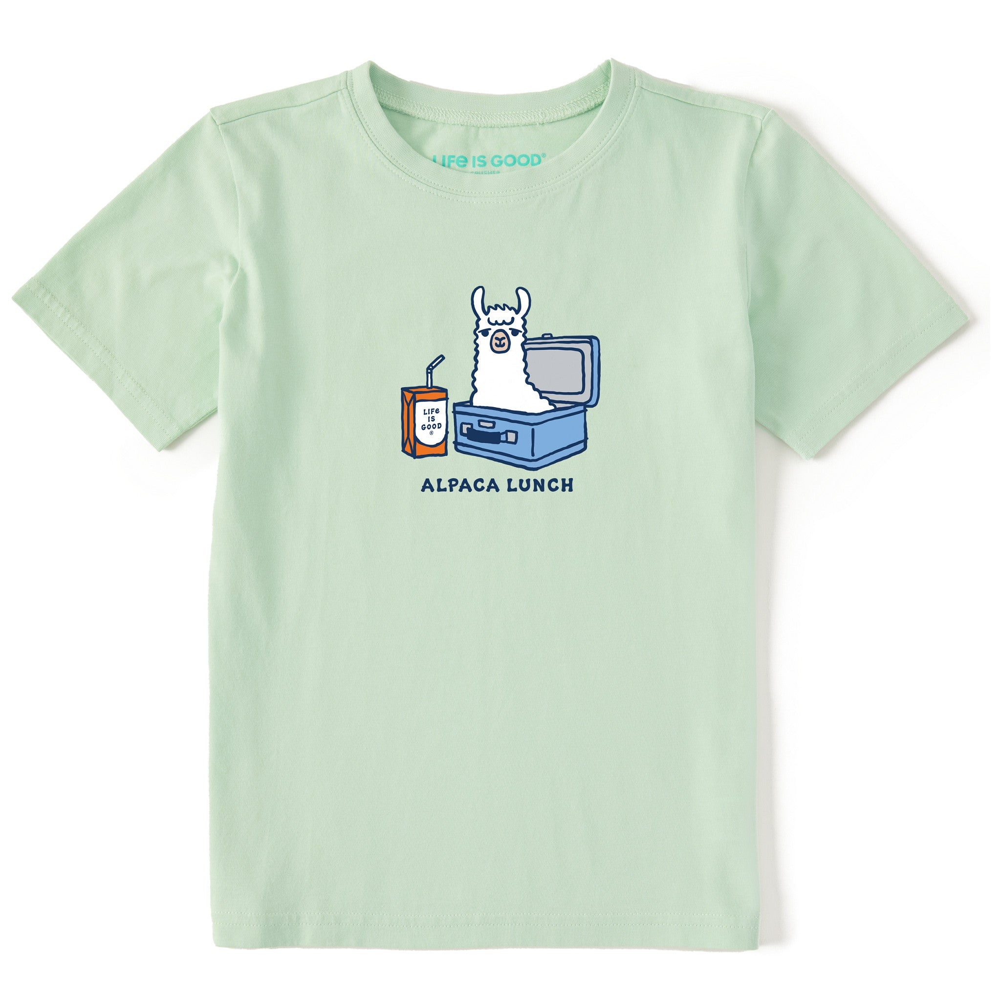 Kids Alpaca Lunch Short Sleeve Crusher Tee