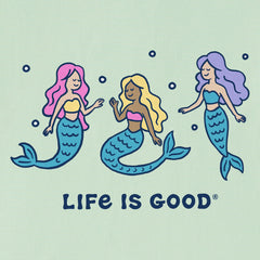 Kids Mermaid Trio Short Sleeve Crusher Tee