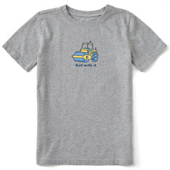 Kids Roll With It Short Sleeve Crusher Tee