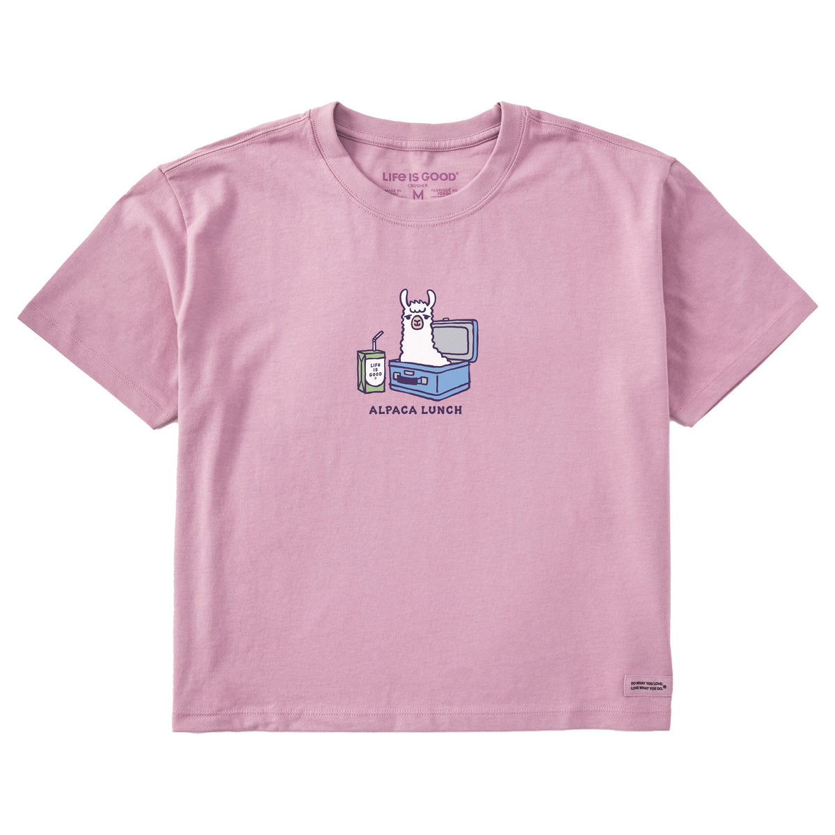 Women's Alpaca Lunch Short Sleeve Crusher Boxy Tee