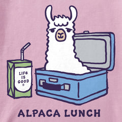 Toddler Alpaca Lunch Short Sleeve Crusher Tee