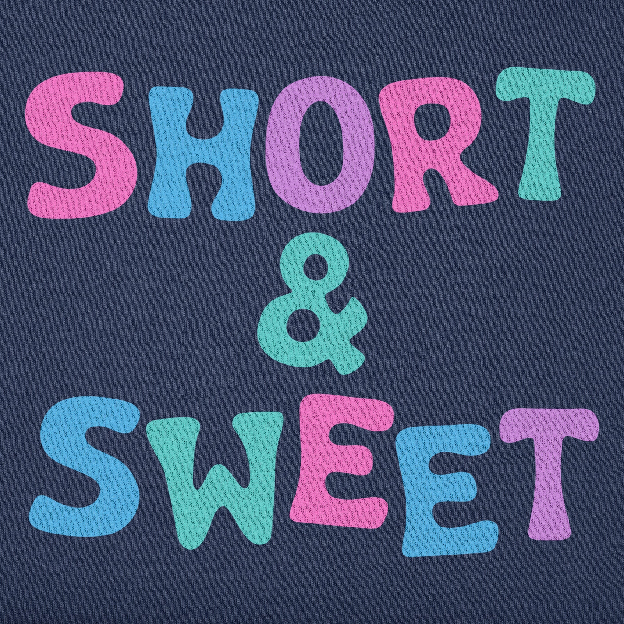 Toddler Short & Sweet Short Sleeve Crusher Tee