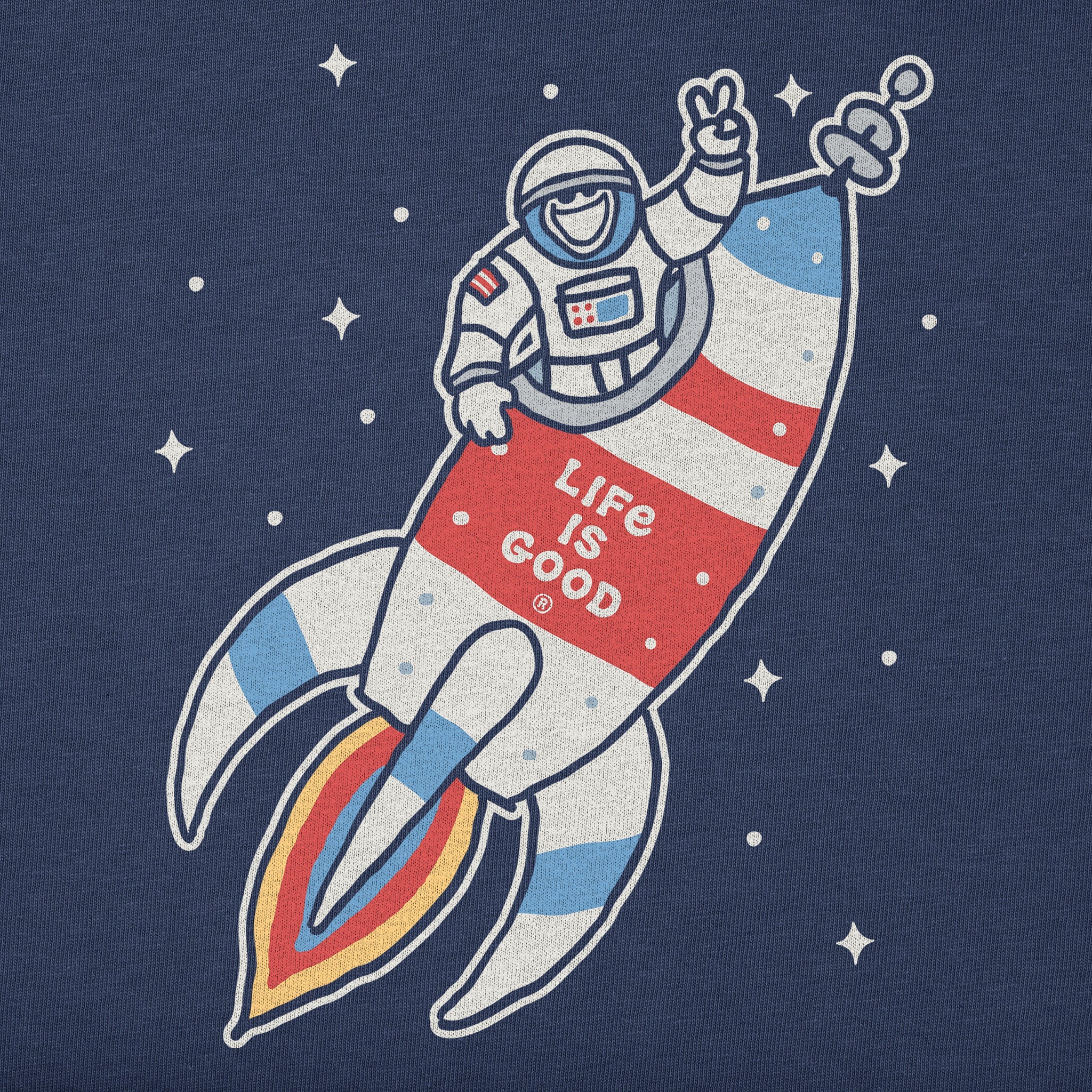 Toddler Jake Rocket Ship Short Sleeve Crusher Tee