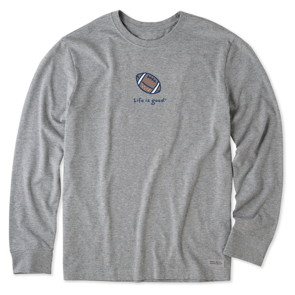 Men's Football Icon Long Sleeve Crusher-LITE Tee