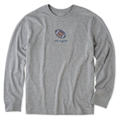 Men's Football Icon Long Sleeve Crusher-LITE Tee