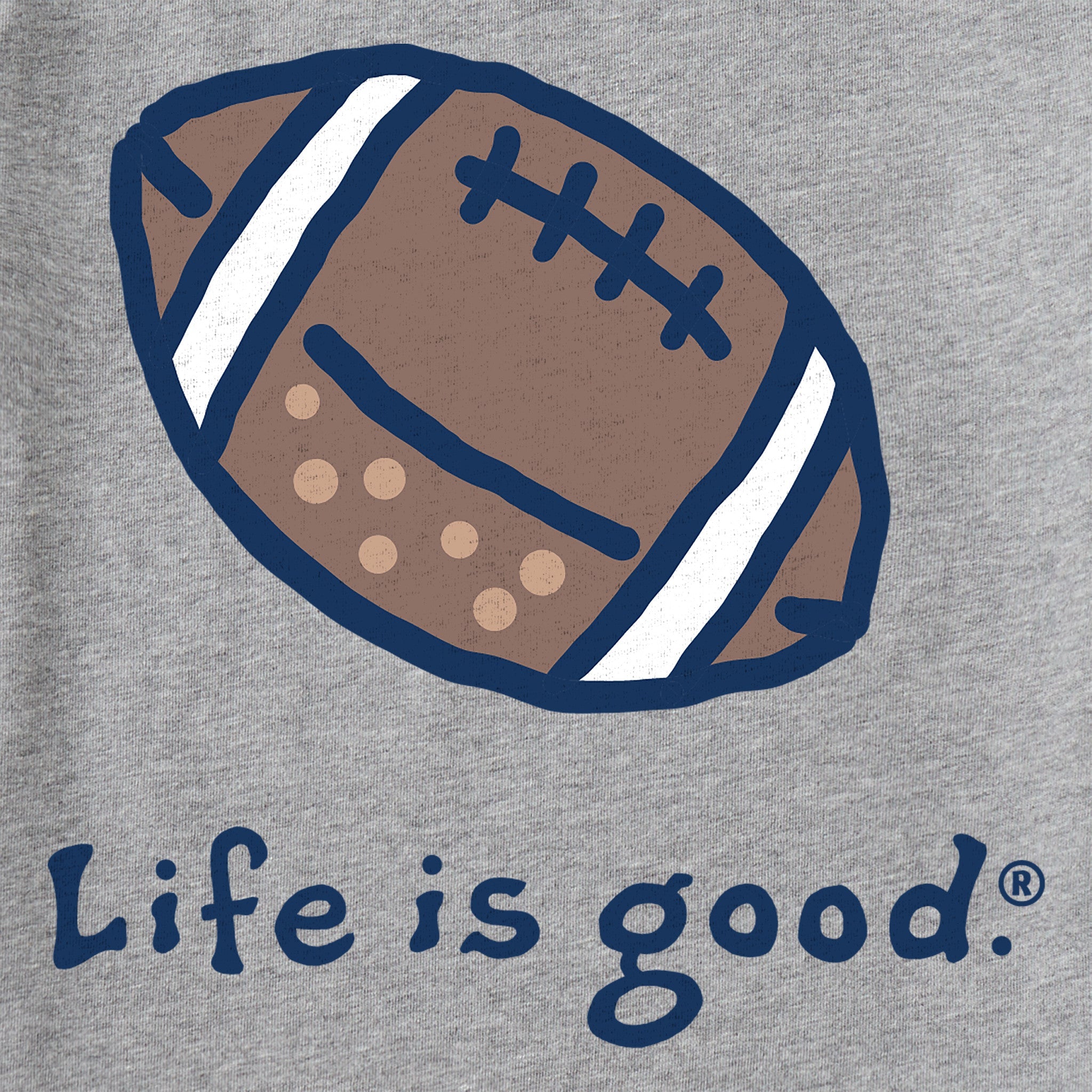 Men's Football Icon Long Sleeve Crusher-LITE Tee