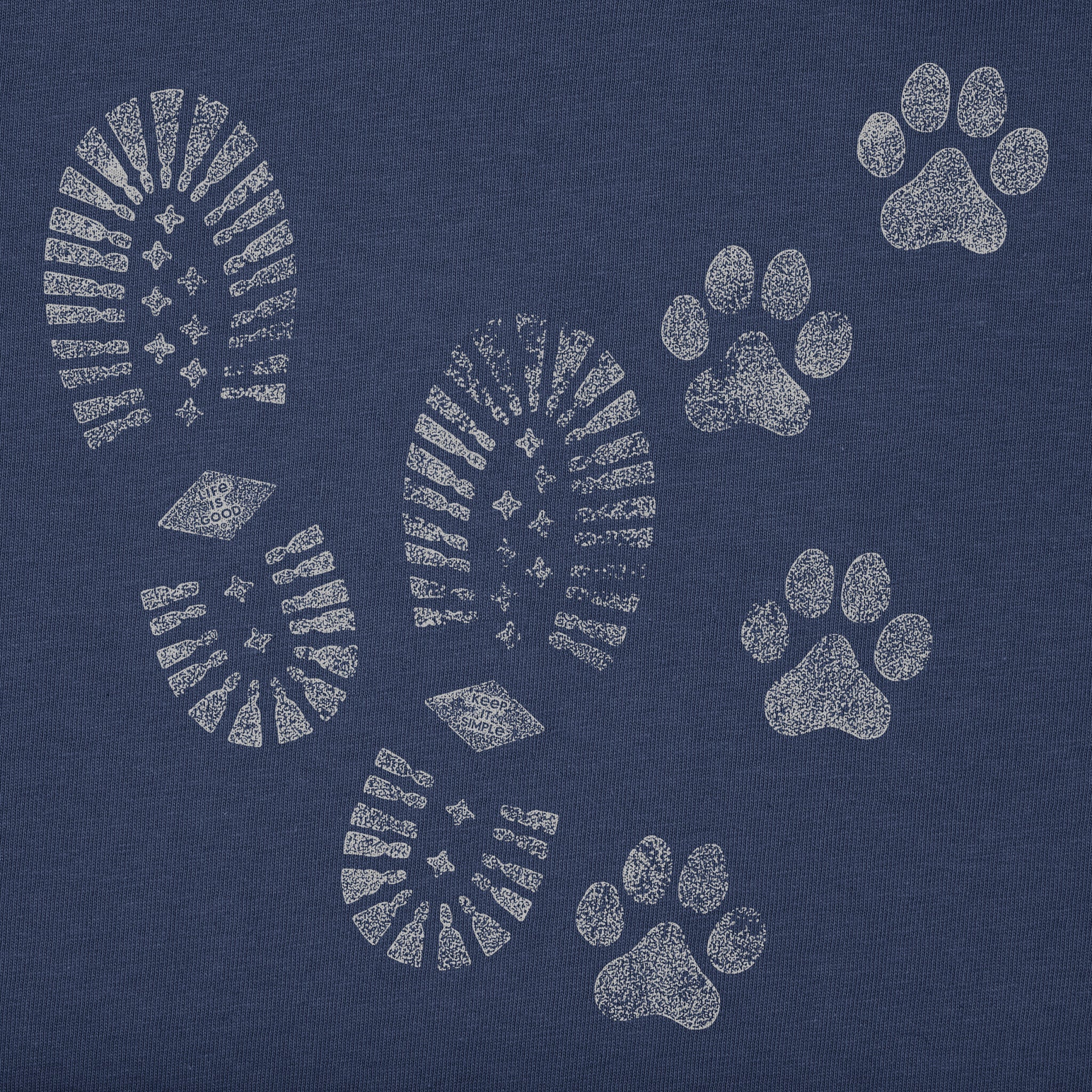 Men's Trails & Tails Long Sleeve Crusher Tee