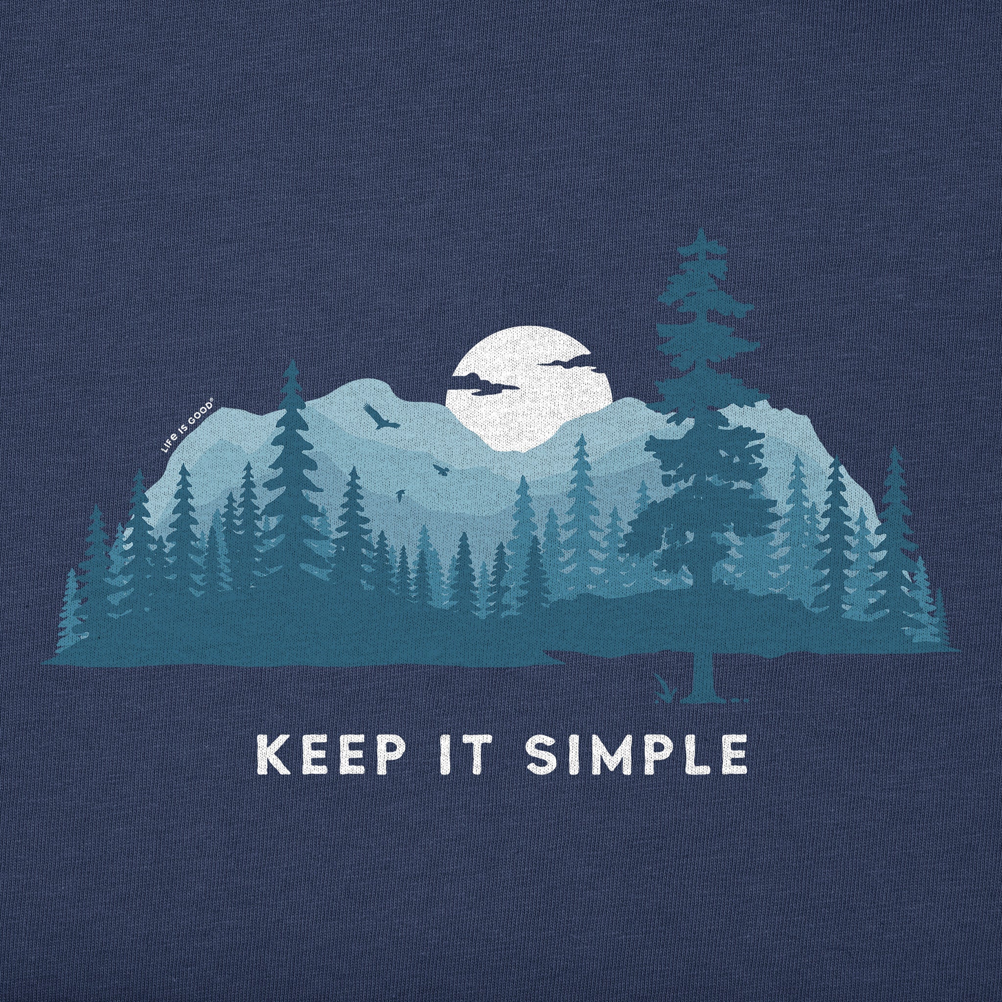Men's Keep it Simple Evergreen Silo Long Sleeve Tee