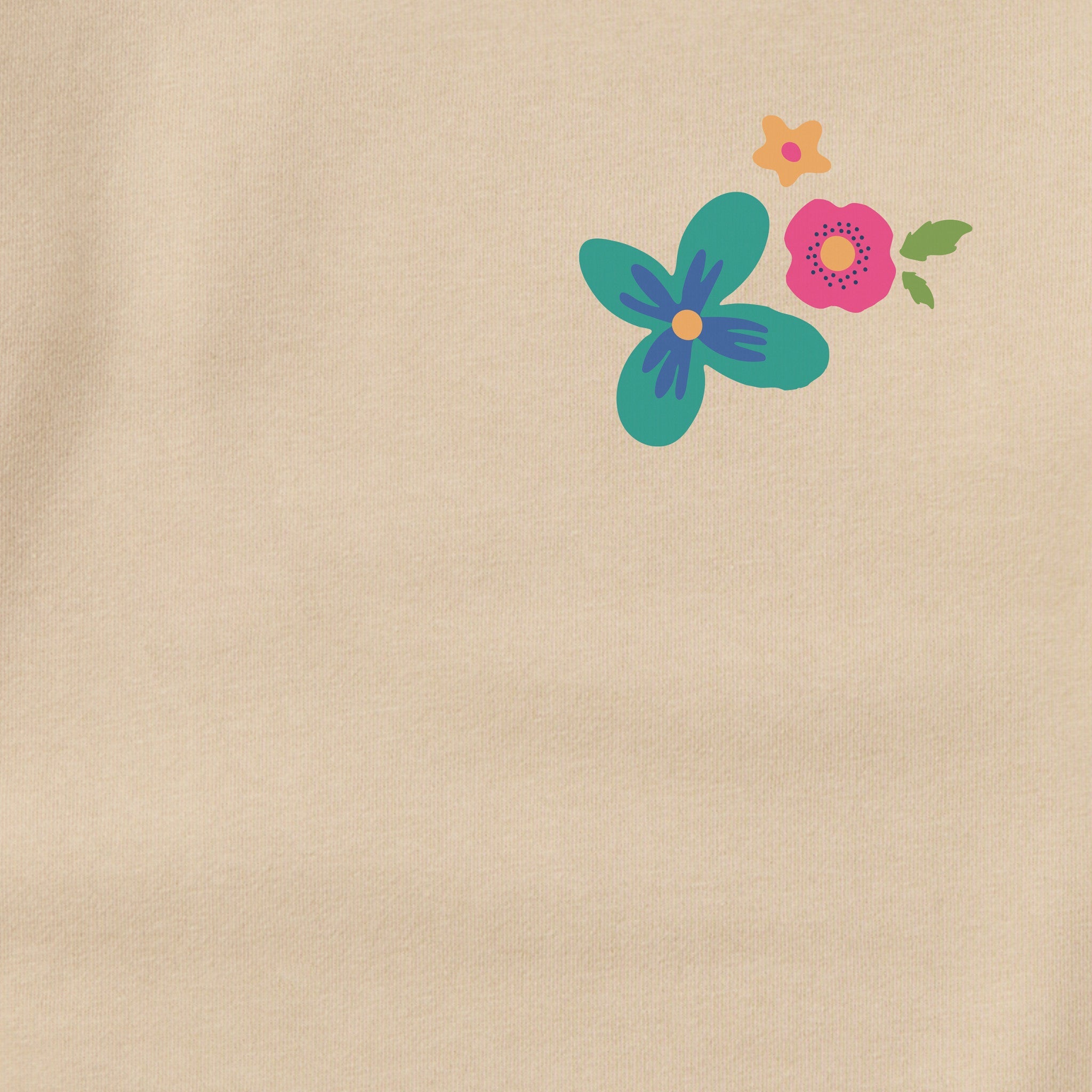 Adult Unisex Floral Butterfly Every Wear Crew Sweatshirt