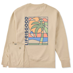 Adult Unisex Abstract Beach Every Wear Crew Sweatshirt