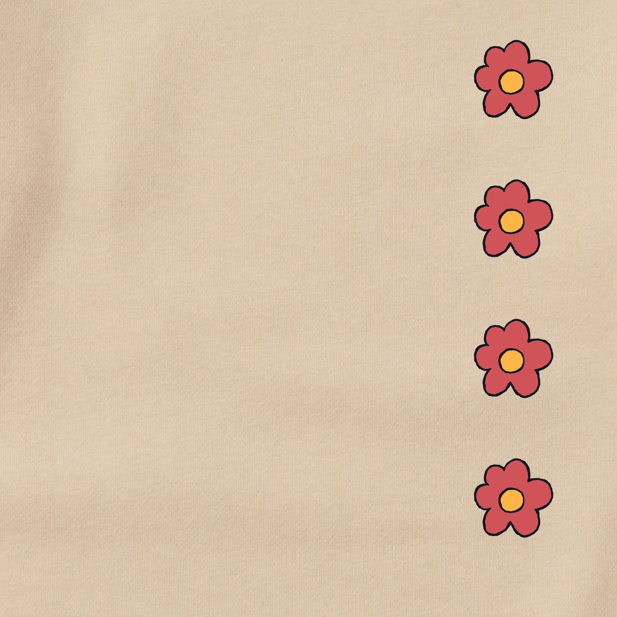 Adult Unisex 3 Flowers Every Wear Crew Sweatshirt
