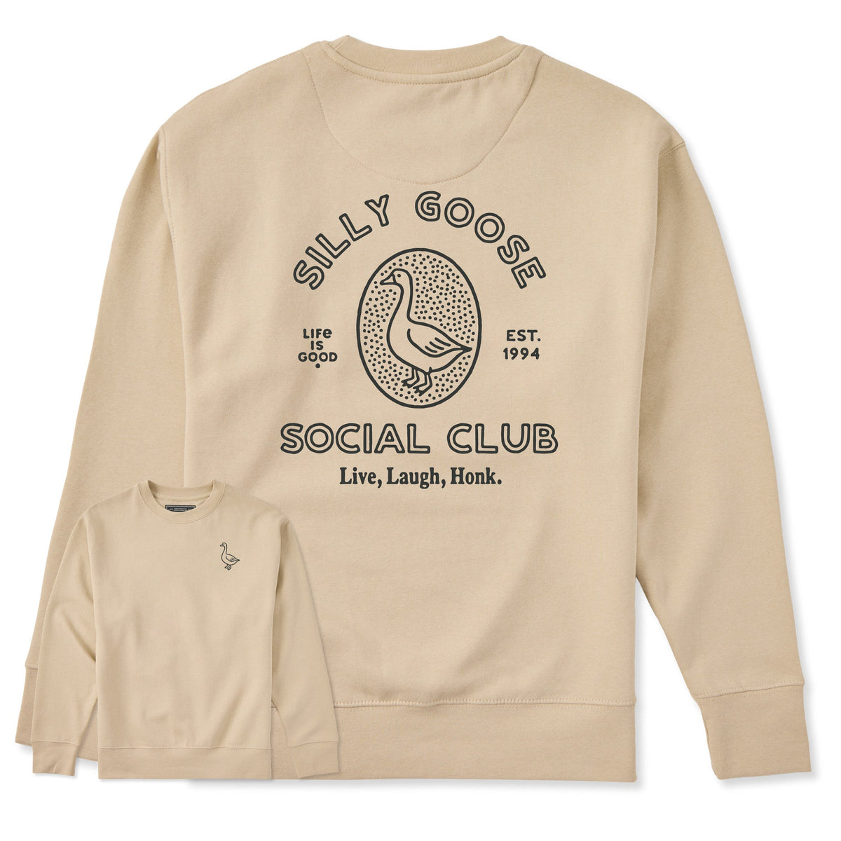 Adult Unisex Silly Goose Social Club Every Wear Crew Sweatshirt
