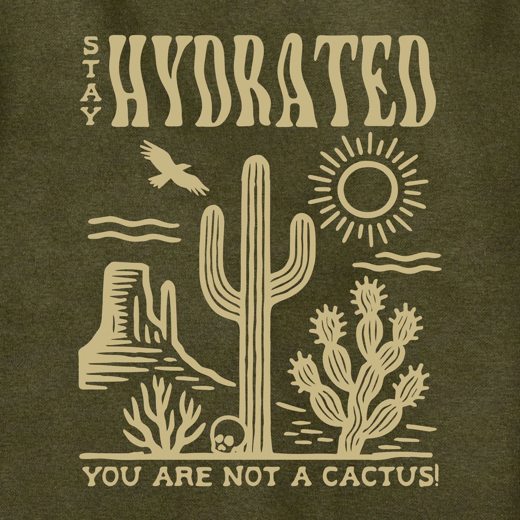 Adult Unisex Stay Hydrated Every Wear Hoodie Sweatshirt