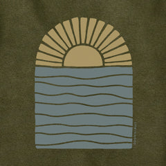 Adult Unisex Sun Over Water Every Wear Hoodie Sweatshirt