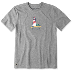 Men's Lighthouse Short Sleeve Crusher-LITE Tee