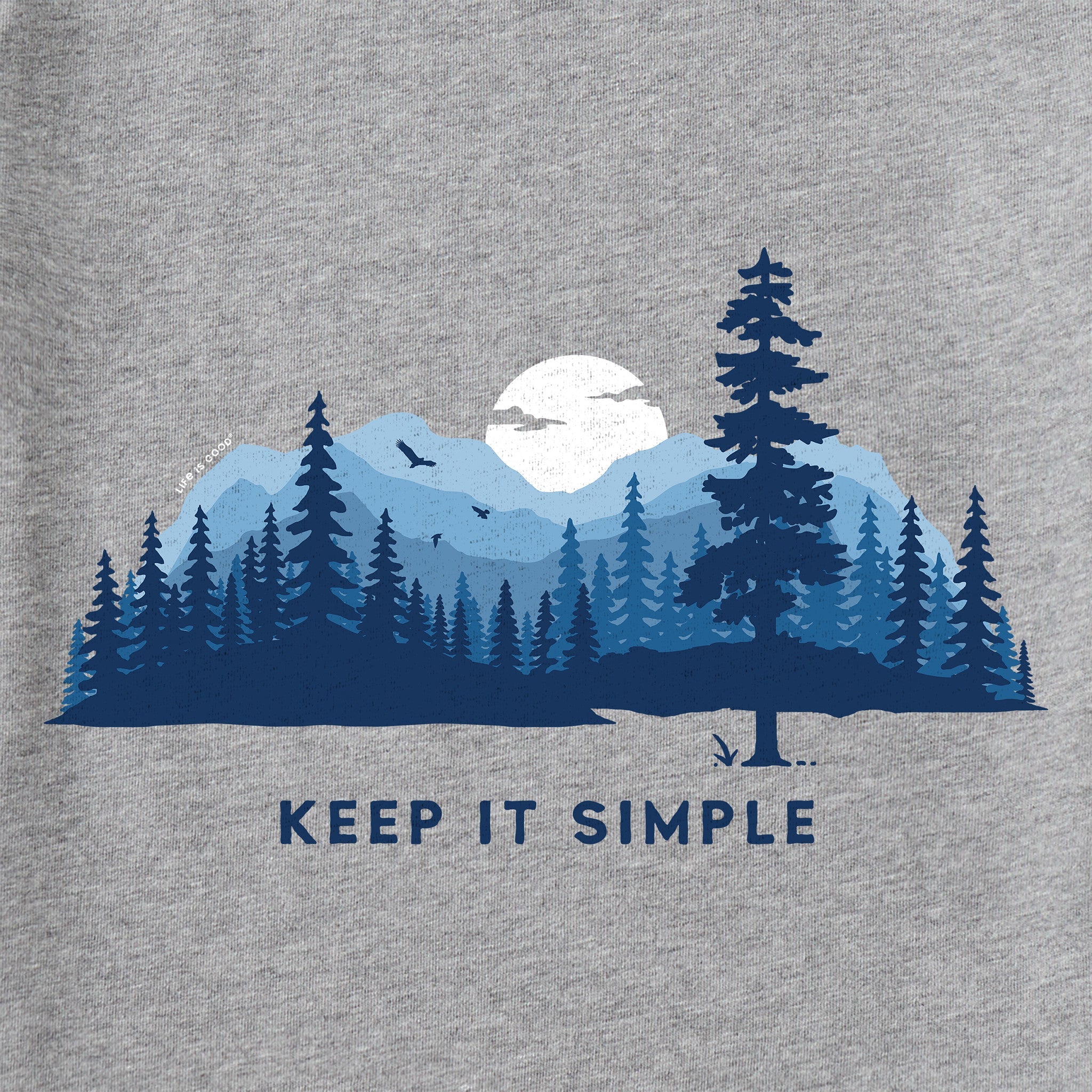 Men's Keep it Simple Evergreen Silo Short Sleeve Tee