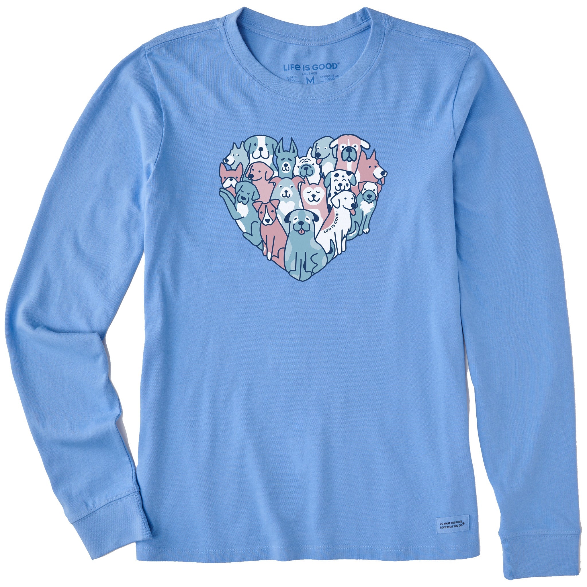 Women's Heart of Dogs Long Sleeve Tee