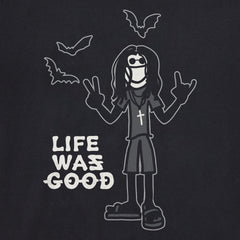Women's Heavy Metal Life Was Good Long Sleeve Crusher Tee