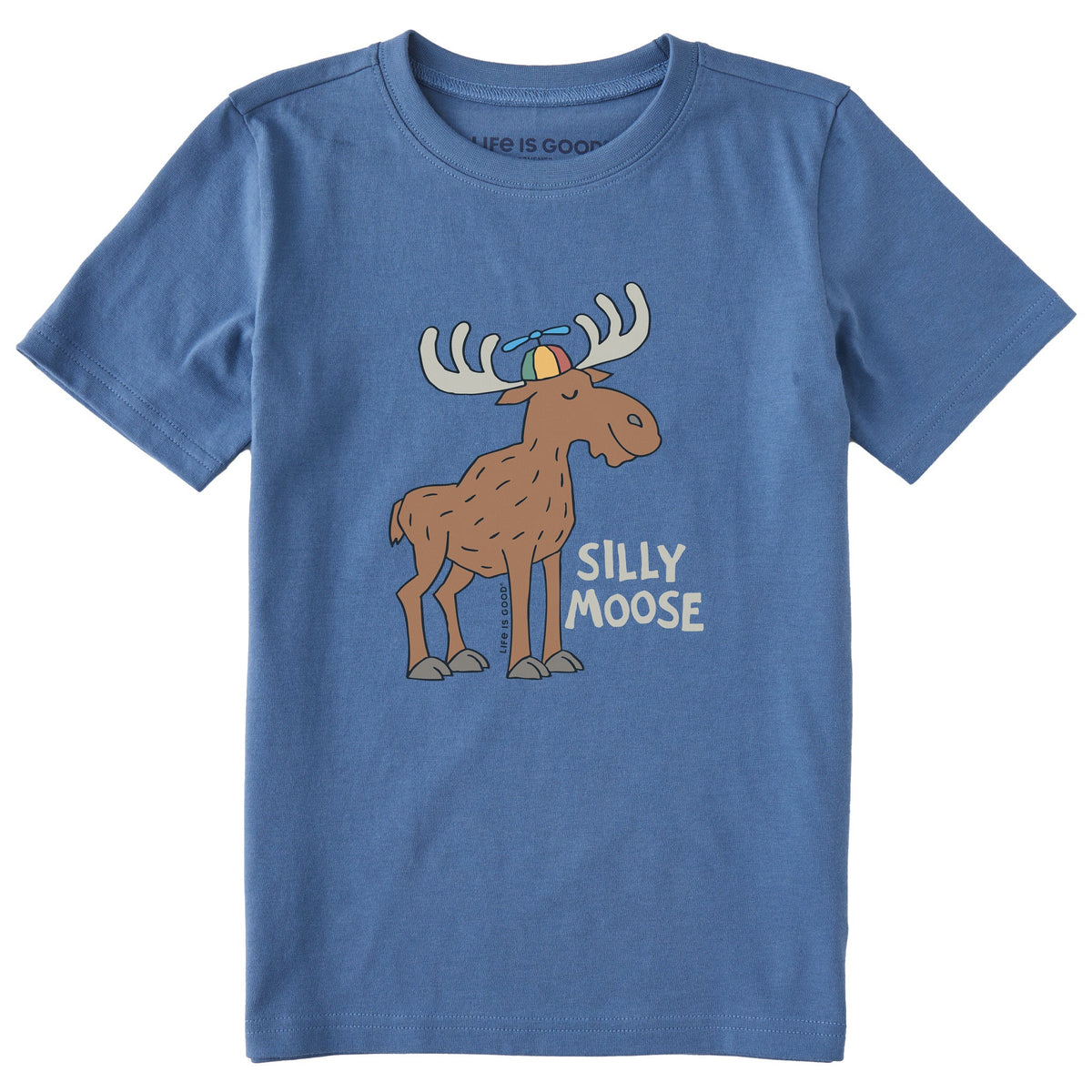 Kids Silly Moose Short Sleeve Crusher Tee