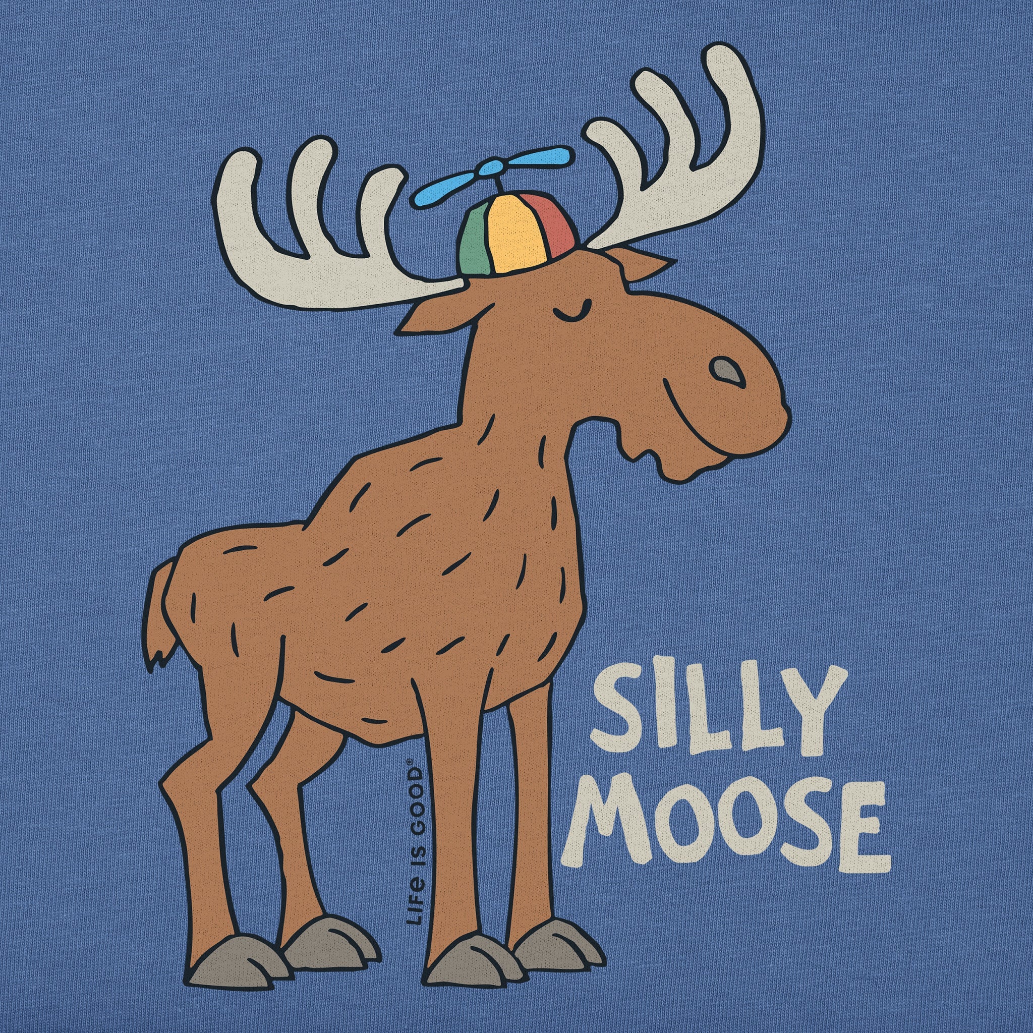Kids Silly Moose Short Sleeve Crusher Tee