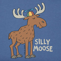 Kids Silly Moose Short Sleeve Crusher Tee