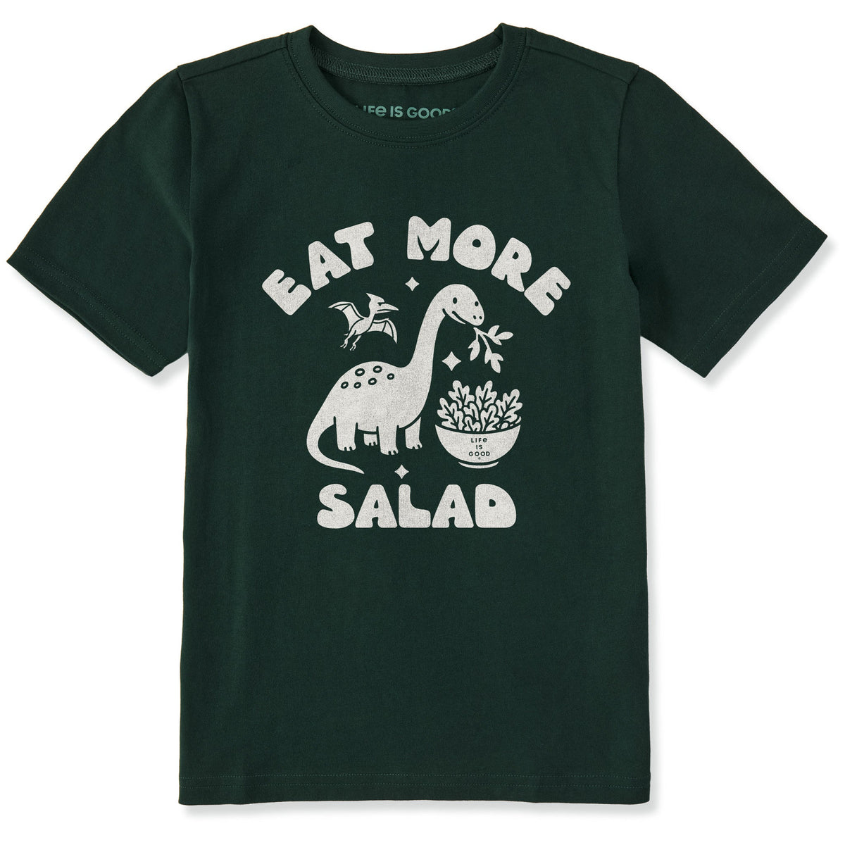 Kids Eat More Salad Short Sleeve Crusher Tee