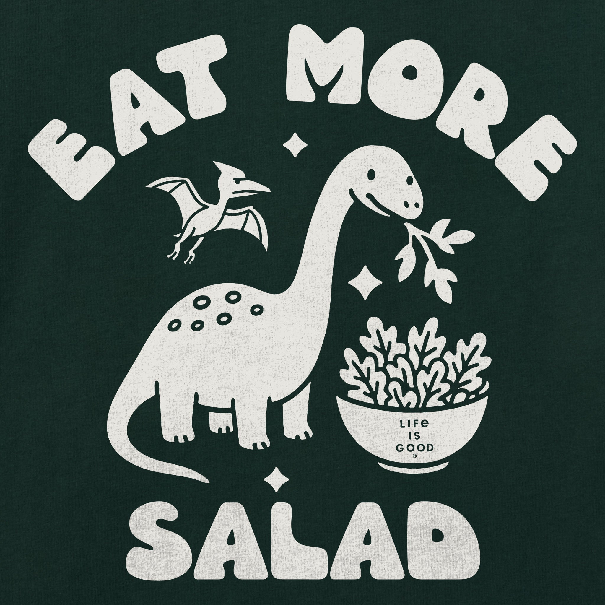 Kids Eat More Salad Short Sleeve Crusher Tee