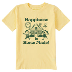 Kids Happiness is Home Made Short Sleeve Crusher Tee