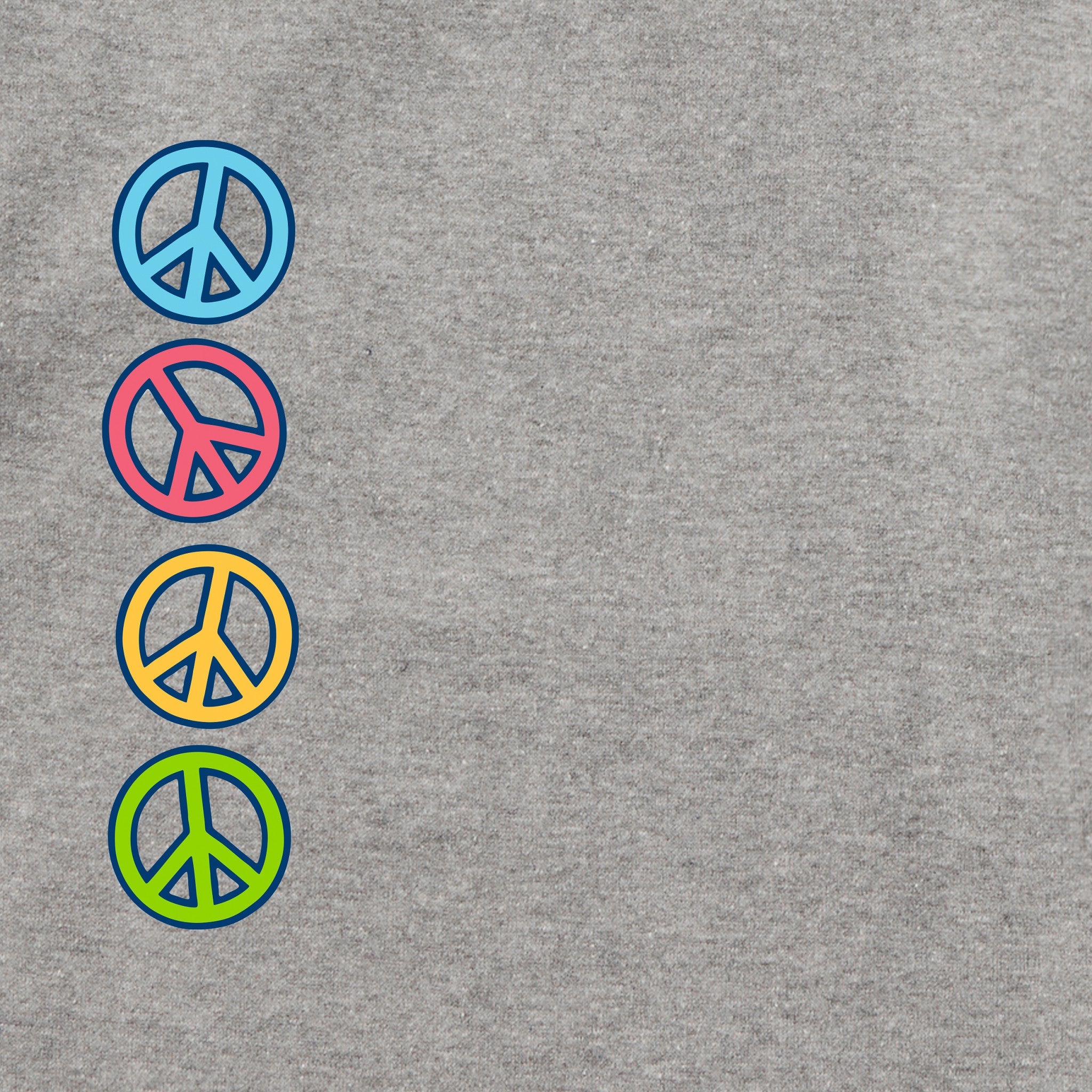 Adult Unisex Peace and Love Together Every Wear Hoodie Sweatshirt