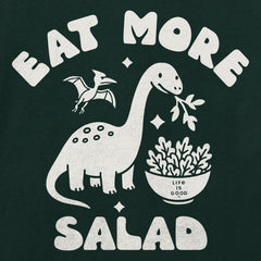 Women's Eat More Salad Short Sleeve Crusher Boxy Tee