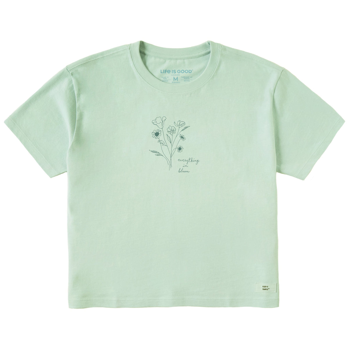 Women's Everything in Bloom Short Sleeve Crusher Boxy Tee