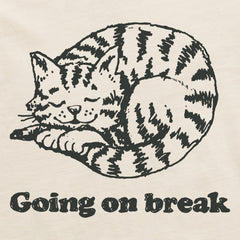 Women's Cat Going on Break Short Sleeve Crusher Tee