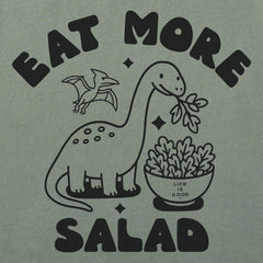 Women's Eat More Salad Short Sleeve Crusher Tee