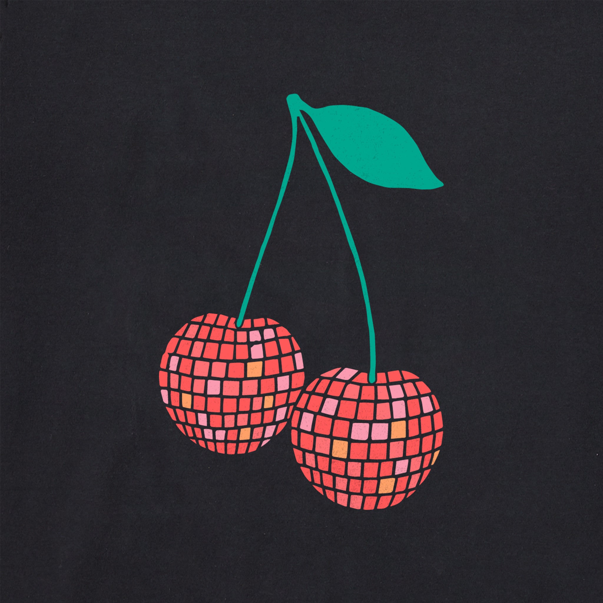 Women's Disco Cherries Crusher-LITE Shrunken Tee